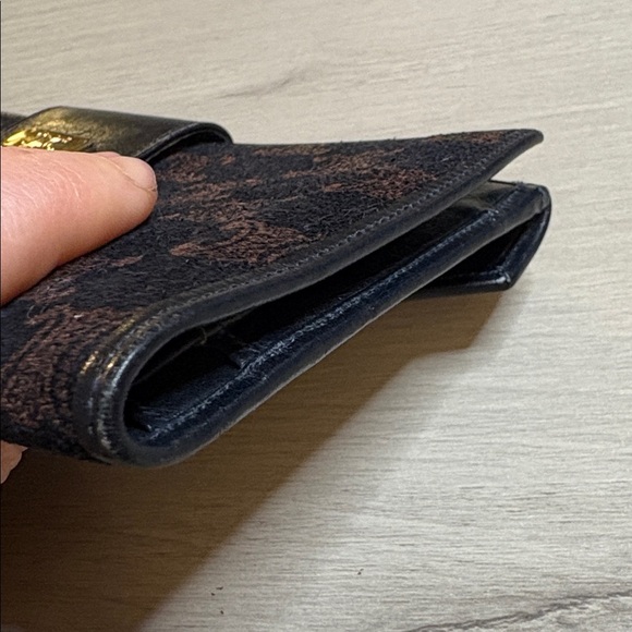 CELINE Macadam Triomphe Canvas & Leather Envelope Wallet – Vintage - Picture 14 of 16